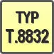 Piktogram - Typ: T.8832